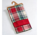 Red/green Plaid Towel Set