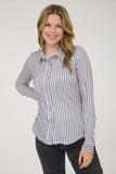 Striped Button Down Shirt