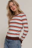 Long Sleeve Striped Sweater