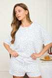 Floral Henley Knit Top