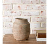 Natural Stripe Ceramic Vase
