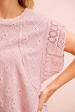 Floral Eyelet Top