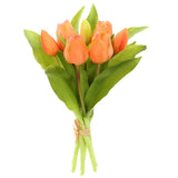 Real Touch Tulip Bouquet Orange