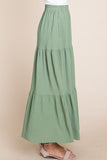 Tiered Maxi Skirt