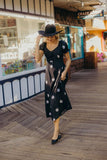 Polka Dot Midi Dress