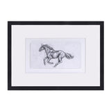 FRAMED HORSE PLAQUE
