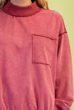 Mineral Washed Oversized Sweatshirt