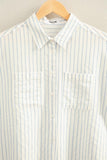 Striped Button-Up Shirt