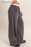 Washed Barrel Leg Sweatpants