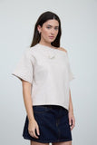Off the Shoulder Asymmetric Sweater