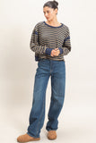 Striped Long Sleeve Top