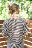 Striped Boxy Knit Top