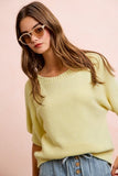 Washed Dolman Sleeve Sweater