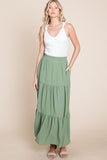 Tiered Maxi Skirt
