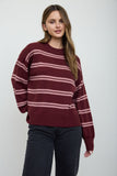 Striped Crew Neck Pullover