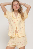 Printed Shirt & Shorts Set
