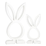 Round Open Cutout Bunnies