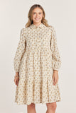 Cotton Floral Mini Dress