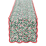 Holly Jolly Quilted Table Runner