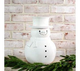 White Terracotta Snowman