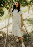 Round Neck Tiered Dress