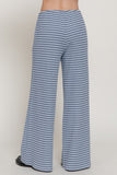 Striped Ribbed Long Pants