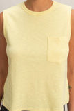 Sleeveless Cotton Top