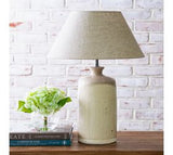 Ivory Skinny Terra Cotta Lamp