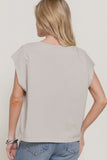 Sleeveless Garment Dyed T-Shirt