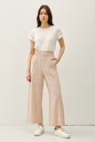 Pinstriped Wide Leg Pants