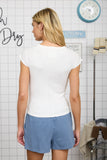 Raglan Sleeve Knit Top