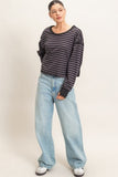 Striped Long Sleeve Top