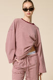 Striped Oversized Top