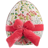 Egg Pillow Pink/green 9.5"