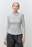 Mock Neck Long Sleeve Top