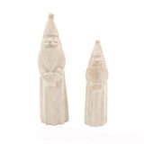 Cream Porcelain Santa Figurines