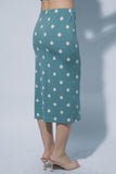Polka Dot Midi Skirt