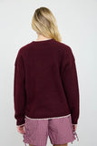 Contrast Edged Sweater