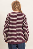 Striped Long Sleeve Pullover