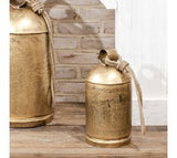 16" Antique Gold Bell Hanger