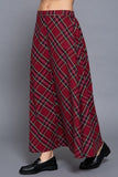 Plaid Midi Skirt