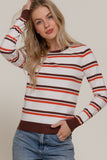 Long Sleeve Striped Sweater