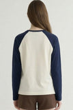 Retro Contrast Heavy Basic Raglan T Shirt