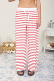 Textured Striped Lounge Pants