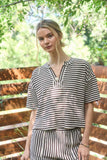Striped Boxy Knit Top