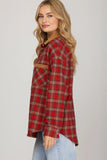 Plaid Button Down Shacket