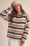 Soft Striped Cardigan