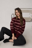 Striped Crew Neck Pullover