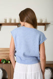 Raw Edge V-Neck Cardigan