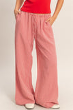 Gingham Wide-Leg Pants